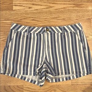 Gently Used a.n.a Navy and White Striped Women's Shorts